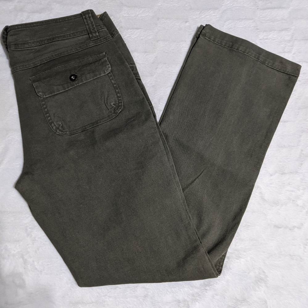 Star Green Khaki Cargo Style Jeans - Size 11